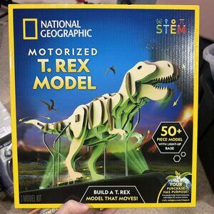 National Geographic Motorized T. Rex Model STEM Kit NEW